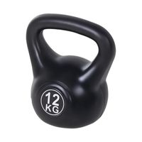 Kettlebell Kugelhantel 12 kg Gewicht-Hantel mit Sand befüllt für Anfänger