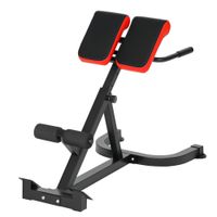 Hyperextension Rückentrainer, Höhenverstellbar Bauchtrainer mit Beinfixierung