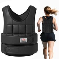Gewichtsweste 20 KG verstellbare Trainingsweste mit herausnehmenbar Gewichten