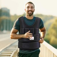 Gewichtsweste 20 KG verstellbare Trainingsweste mit herausnehmenbar Gewichten