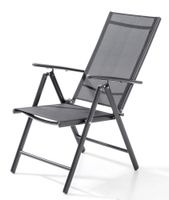 2er Set Aluminium Klappsessel - Anthrazit