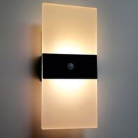 Akku-LED-Sensorwandleuchte - Eckig