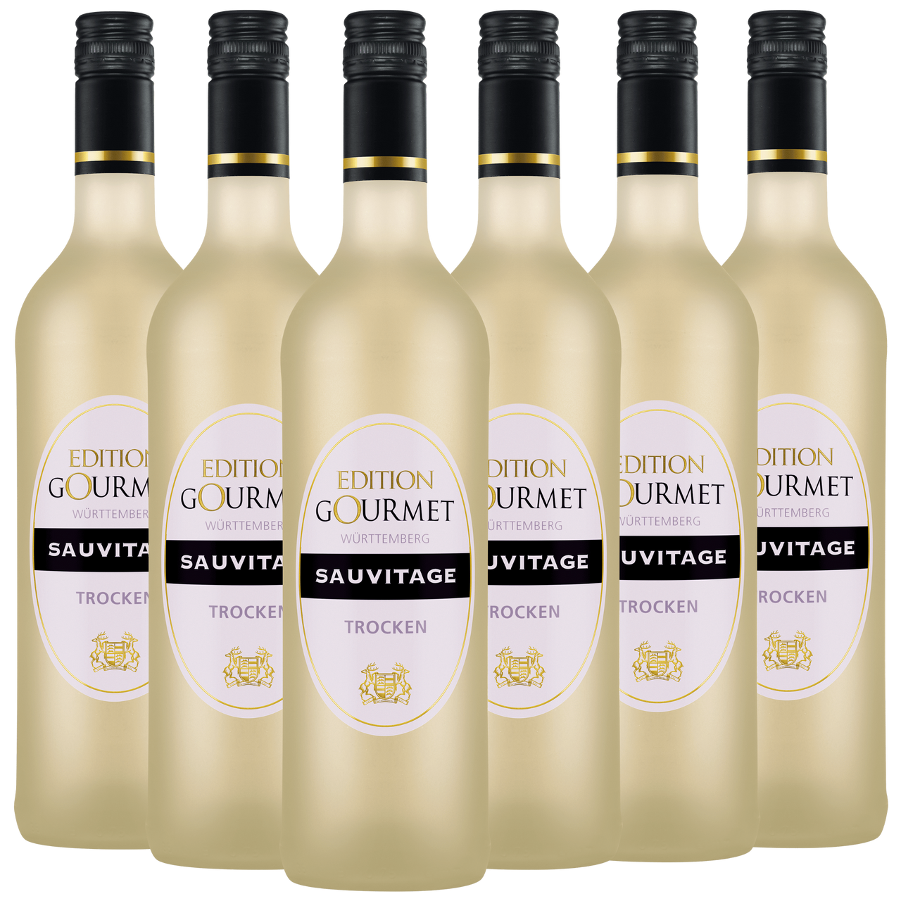 Württembergische WZG Edition Gourmet Sauvitage Qualitätswein trocken 6er Karton (4,5 l)