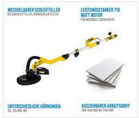 Trockenbauschleifer GTBS 710