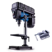 Tischbohrmaschine TBM200, 13mm 400W, 5-Stufen-Drehzahl, Drehkreuz & Schraubstock 