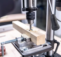 Tischbohrmaschine TBM200, 13mm 400W, 5-Stufen-Drehzahl, Drehkreuz & Schraubstock 