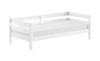 VIPACK - Funktions-Kojen Bett mit Umrandung und Rolllattenrost, 90x200, Ausf. Weiß lackiert