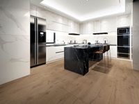 Hazel Feinsteinzeug Wand- und Bodenfliese 60x 120 cm, Braun, Holz Optik