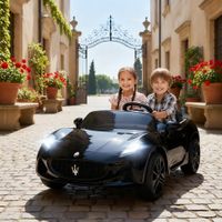 Kinder Elektroauto 12V 2-Sitzer Kinderauto mit Fernbedienung, 2 Motor
