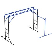 Klettergerüst Outdoor Kletterturm mit Turnstange Klimmzugstange bis 150 kg