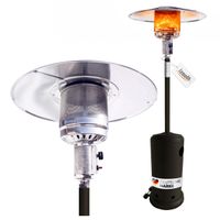Heizpilz Classico schwarz 14 kW Gasheizstrahler für Terrasse, Garten oder Outdoor-Feiern