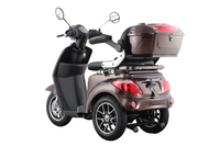 E-Seniorenmobil Aktiv Mobil E-Trike Pro braun - 25 km/h - mit Hardkoffer