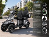 E-Seniorenmobil Vista Quarter-1L, Lithium-Akku, 4-Rad, 1000W, Komfort Sitz, Grau
