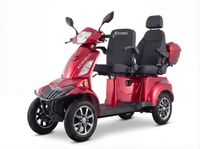 E-Seniorenmobil Vista Quarter-1L, Blei-Akku, 4-Rad, 1000 Watt, Komfort Sitz, Rot