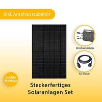 VALE Balkonkraftwerk 1x450 Wp Bifazial | Marstek M2-800 | 5m AC-Kabel