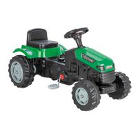 Trettraktor ab 3 Jahre, grün, Traktor zum draufsitzen, Kinder Traktor