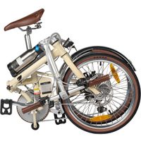 Maxtron Smart20,Falt E-Bike,HR-Nabenmotor,SHIMANO Tourney 7-Gang,mech.Scheibenbremse,creme-weiß