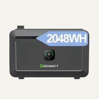Growatt NOAH 2000 0% MwSt §12 III UstG 2,048kWh Niedervolt-Batterie für Balkonkraftwerke