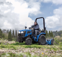 Scheppach MT25 Kompakttraktor 25 PS Allrad Diesel mit KAT 1 Dreipunktaufnahme und Straßenzulassung