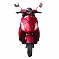 E-Motorroller Elektro Seniorenmobil 3-Rad Elektroroller Urban Hopper Best Ager Li Rot