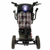 E-Motorroller Elektro Seniorenmobil 4-Rad Mobilitätshilfe Faltbar Urban Hopper Schwarz
