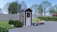 eleph WPC Gartenhaus/Gerätehaus XS