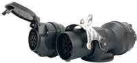 Berger & Schröter | Spannungswandler Adapter 15 pol. 24 V auf 13 pol. 12 V