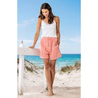 Paperbag-Shorts mit Struktur-Lobster