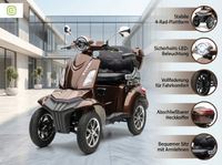 E-Seniorenmobil BENNI 4.0 - Lithium Akku - 1000W - 25 km/h - BRAUN