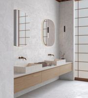 Bodenfliese Wandfliese Dekofliese Aurora White 60x120 cm