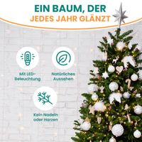 BonTree Tanne künstlicher Weihnachtsbaum 210 cm mit 280 LED warmweiß