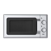 Mikrowelle 700 W, 17 L, silber