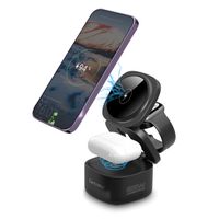 Fontastic 5 in 1 Induktive Ladestation „Qumag“ Schwarz