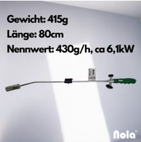 Unkrautbrenner 879 mit Bajonett Gasdosenanschluss