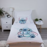 Lilo & Stitch Kinder Bettwäsche Set Baumwolle 100x135 cm mit Kissen 40x60