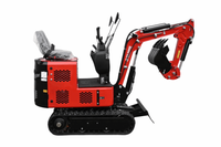 Minibagger HZC Power SDKB801, Diesel, 814 Kg, schmal