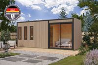 Karibu 73 mm Saunahaus Mila Premium Douglasie inkl. 9kW Saunaofen integr. Strg.