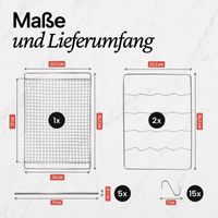 Zubehör-Set für Räucherofen mit Fischkörben und Räuchergitter