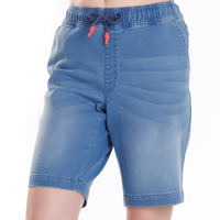 Jogg-Jeans Bermuda für Damen Midblue