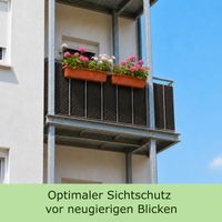 Polyrattan Sichtschutz Balkon 300 x 90 cm