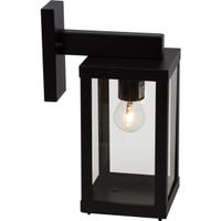 Gaia Design Außenwandlampe Schwarz - IP44 Spritzwasserschutz Haustür Garten