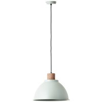 Erena Hängelampe, kürzbar, 120 cm Höhe, Ø 38 cm, E27, max. 60 W, hellgrün