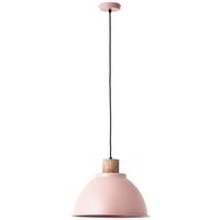 Erena Hängelampe, kürzbar, 120 cm Höhe, Ø 38 cm, E27, max. 60 W, hellrosa