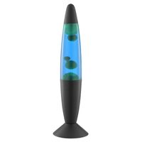 Retro-Lava Tischleuchte LED 36cm schwarz