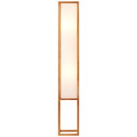 Seaside dekorative Stehlampe mit Holz/Stoff Akzenten, 120 cm Höhe, 2 x E27