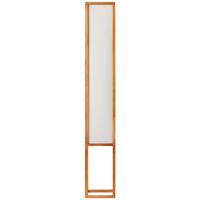 Seaside dekorative Stehlampe mit Holz/Stoff Akzenten, 120 cm Höhe, 2 x E27