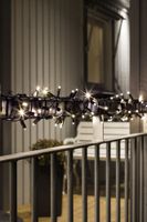 Micro LED Lichterkette, mit Dimmer, schutzisoliert/umgossen, IP67, 120 w.-weiße Dioden, Außen