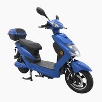 E-Roller ENJOY 45kmh 60V 20Ah 1kW Motor 75KM Reichweite ECE Blau, mit Straßenzulassung