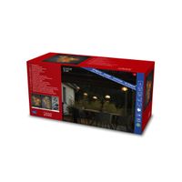 LED Party Lichterketten System Basis-Set, Dimmer, 10 klare Birnen / 10 bernsteinfarb. Dioden, (IP44)