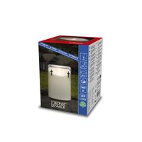 LED Gedenklicht,  8h Timer, 1 flackernde warmweiße Diode, Außen (IP44), Batterie: 2xD 1,5V (exkl.)